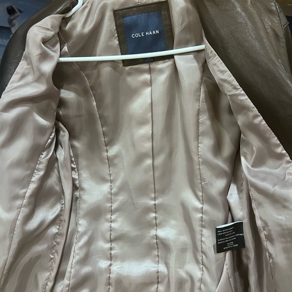 Cole Haan - Women’s Racer Leather Jacket - NWOT - Picture 9 of 14